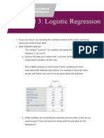 Tutorial 3 Logistic Regression Solutions 1
