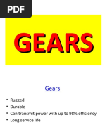 2016 - 1404 - Types of Gears - Bearings