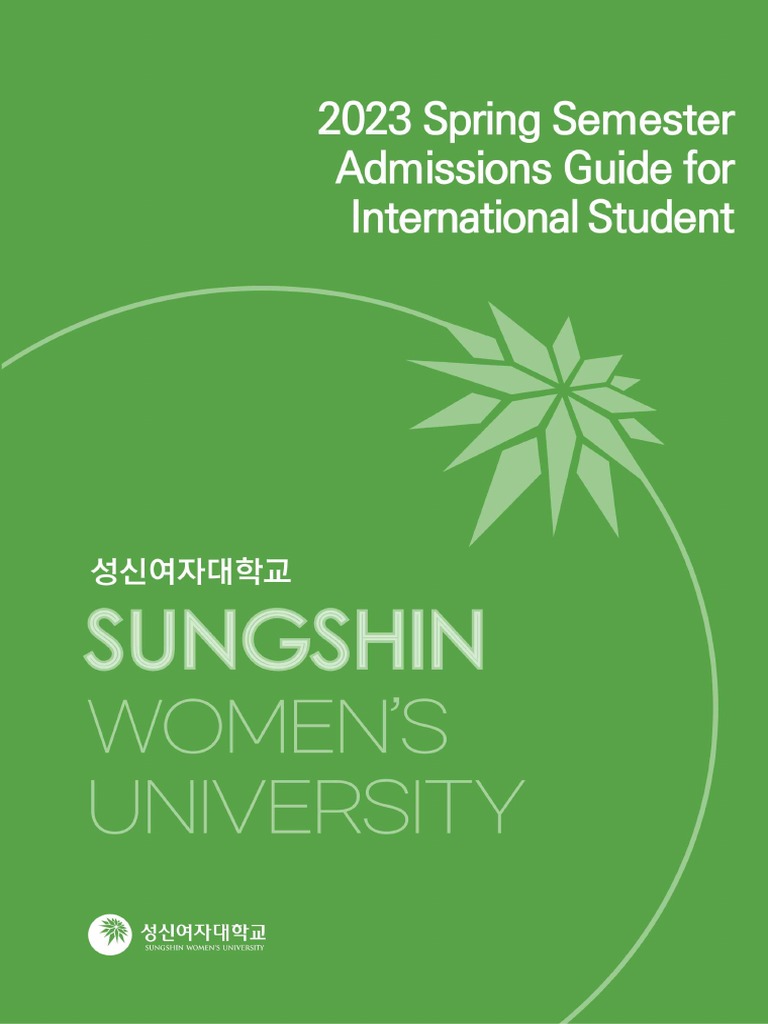 2023 Spring Admission Guide (EN) | PDF | University And College