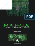 Glen Yeffeth - Matrix știintă,filizofie și religie