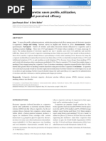 Download Electronic CigarettesUsers Profile Utilization Satisfaction and Perceived Efficiacy by analog_ SN61623650 doc pdf