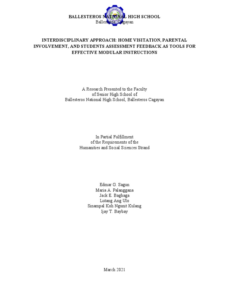 Template and Format For Research PDF Educational Assessment