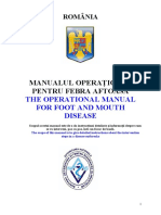 Manual Operational Pentru Febra Aftoasa