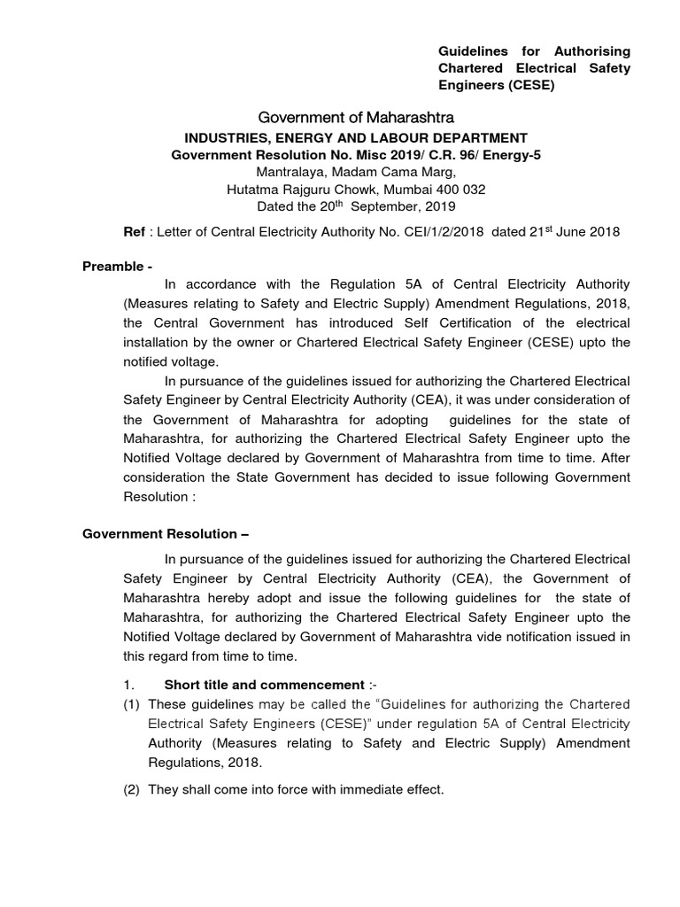 Chartered Electrical Safety Engineer PDF Electrical Substation