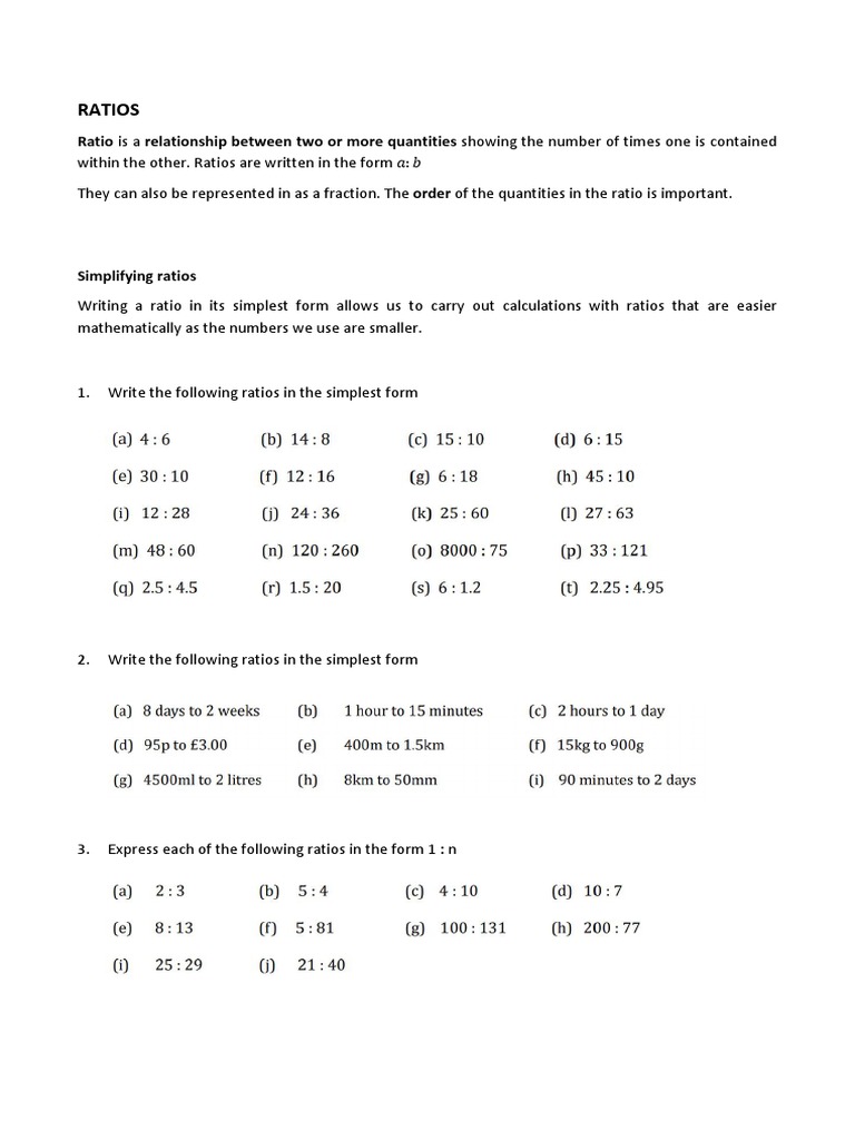 Ratio Y9 PDF Ratio Biscuit