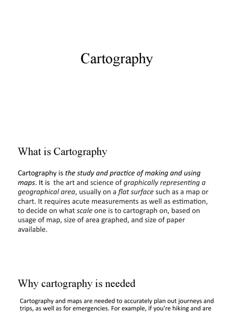 Cartography | PDF | Map | Cartography