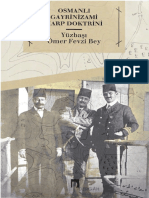 Yüzbaşı Ömer Fevzi Bey - Osmanlı Gayrinizami Harp Doktrini (Eşkıya Takibi Ve Çete Muharebeleri Talimnamesi 1909)