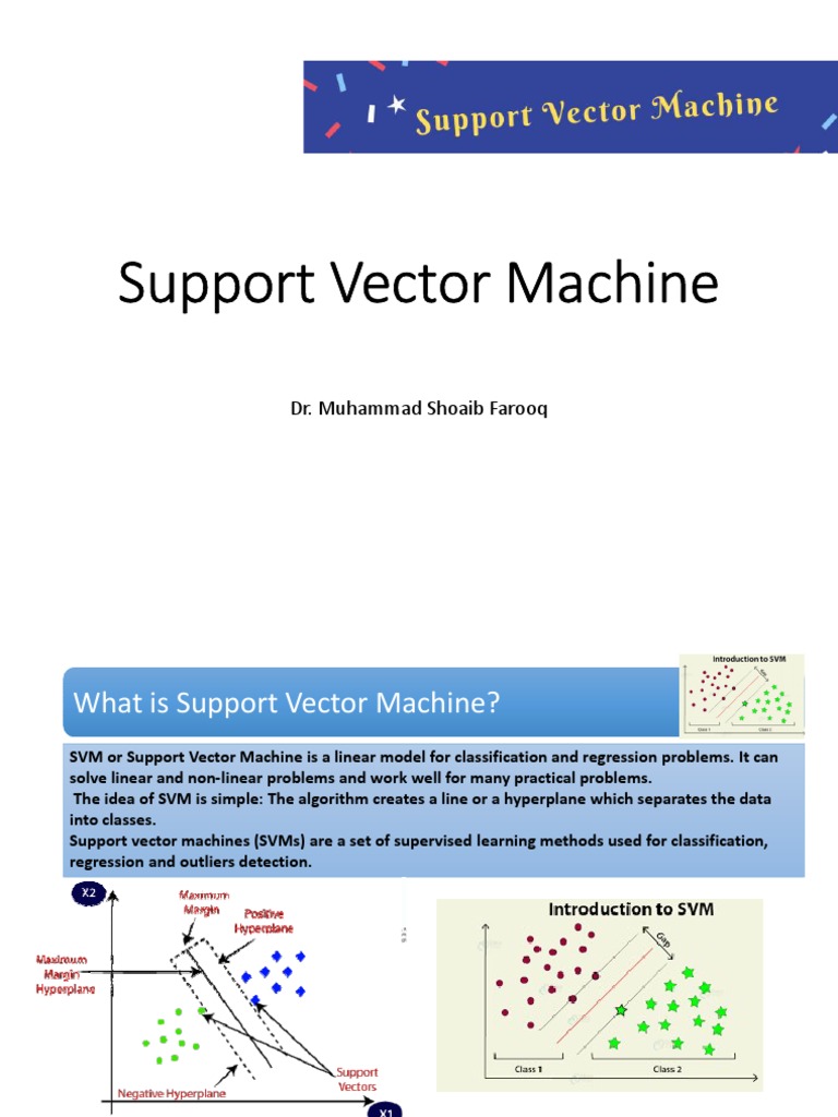 Support Vector Machine | PDF