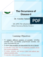 5-The Occurrence of Disease-III