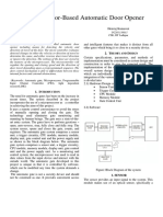 Microprocessor Based Automatic Door Open