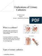 Types and Indications of Catheters