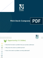 Pitch Deck, Criteria and Outputs