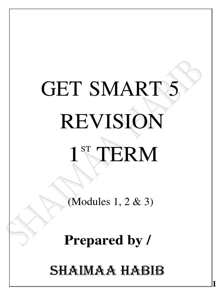Get Smart 5 Revision Guide | PDF