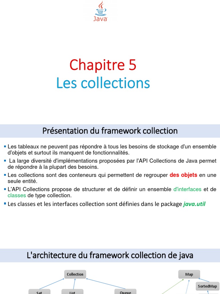 Introduction au Framework Collection Java | PDF | Java (Langage de ...