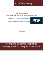 Network Pentesting Techniques for Blocking Websites