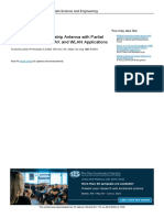 A Circular Patch Microstrip Antenna With Partial Ground Plane For Wimax and Wlan Applications