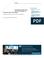 Design of Microstrip Rectangular Circular Array Antenna 1x 8 at Frequency of 1800 MHZ For Increase Power of 4G Signal