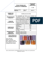 Ficha Tecnica Mermelada de Mora