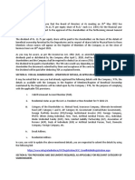 AHL - Shareholder Communication - TDS Deduction