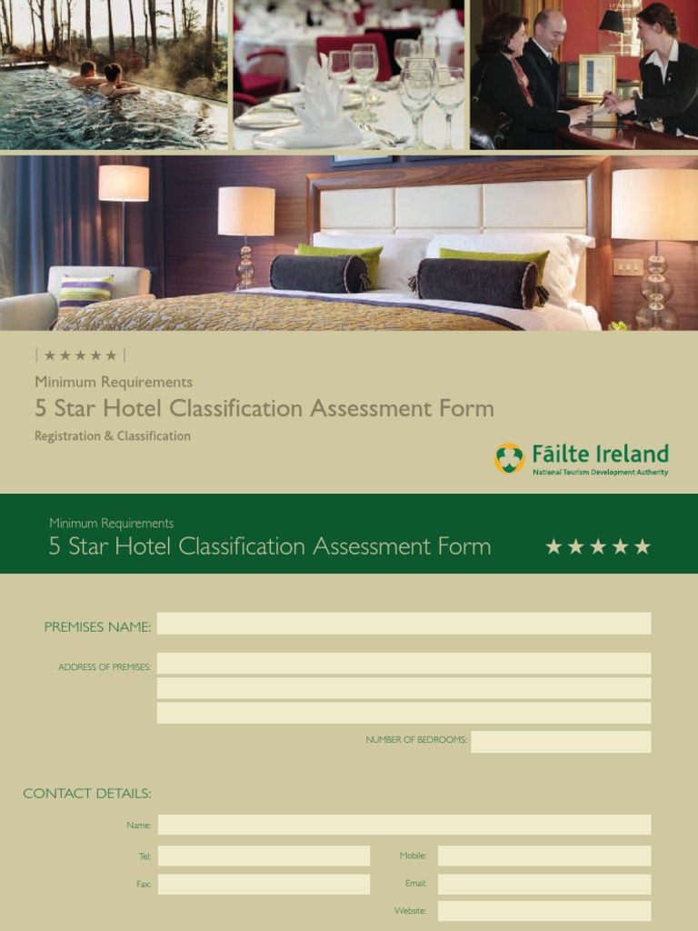 Minimum Requirements For 5 Star Hotel
