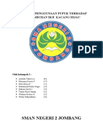 Biologi Pengamatan Terhadap Pupuk