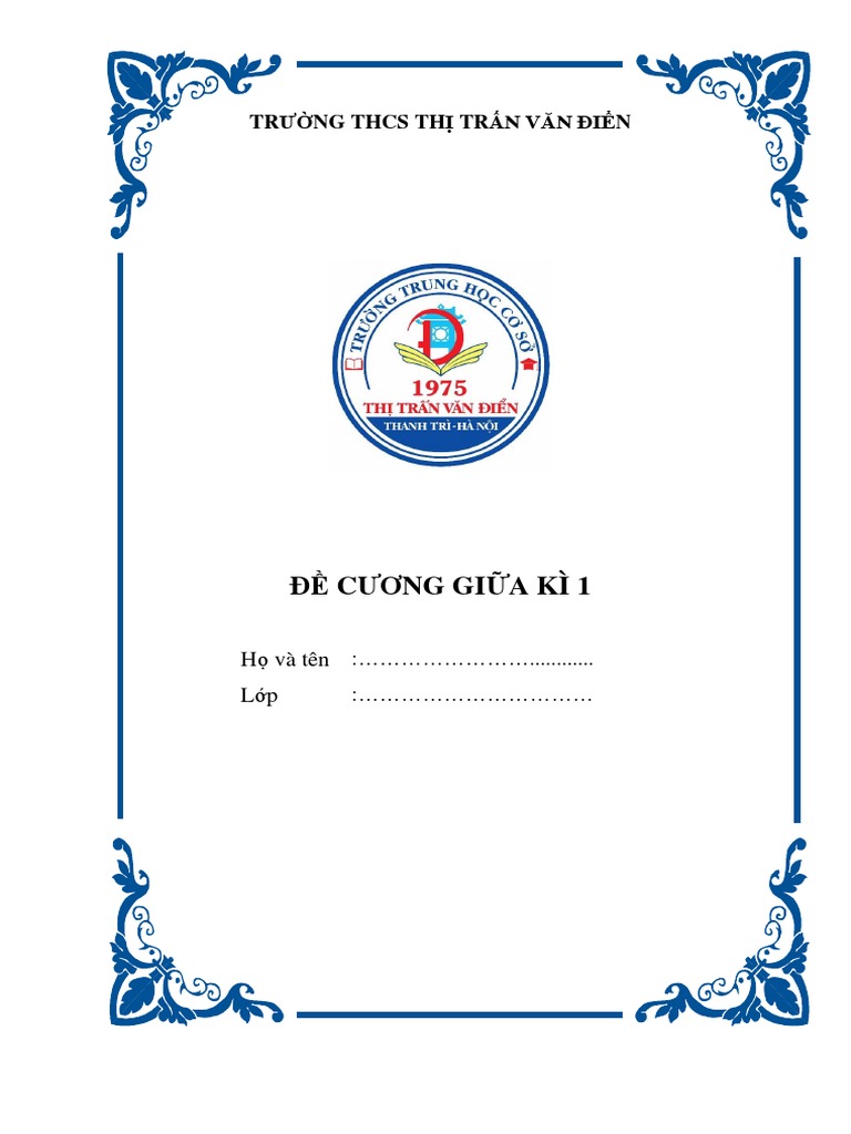 De cuong giua ki 1 toan 7 nam 2022 2023 truong thcs thi tran van dien