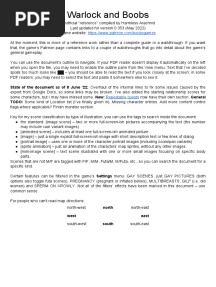 Warlock and Boobs Ref 0.353 Walkthrough