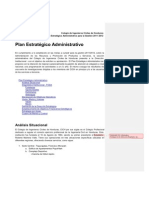 Plan Estratégico Administrativo CICH - 2010-2011