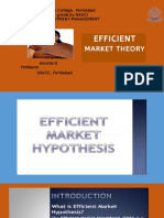 Efficient Market Theory1