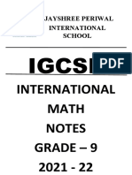 IGCSE Math Notes