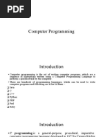 Computer Programming