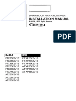 FTX-KV - ATX-KV - FTXP-KV - ATXP-KV - 3PEN393185-3H - Installation Manuals - English