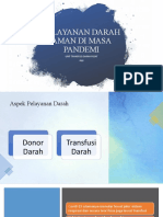 Pelayanan Darah Aman Di Masa Pandemi