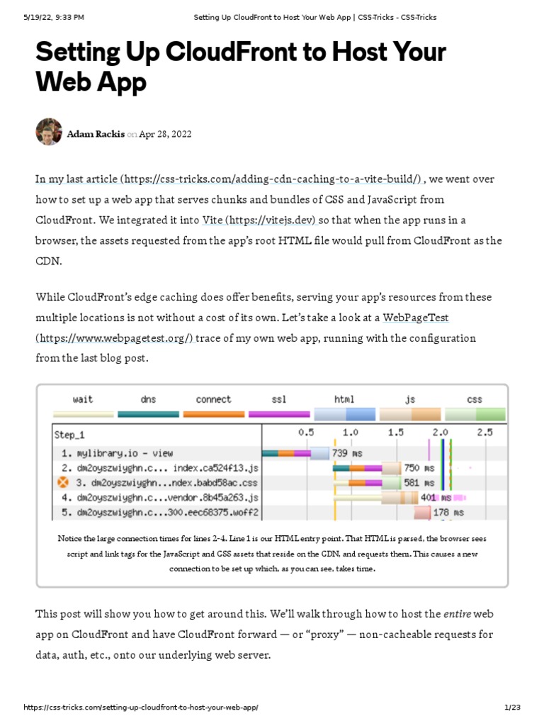 Setting Up CloudFront To Host Your Web App - CSS-Tricks - CSS-Tricks ...