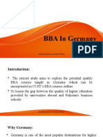 BBA in Germany