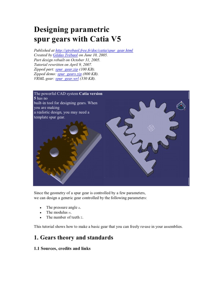Solidworks tutorial on how to create a Generic Spur Gear Template