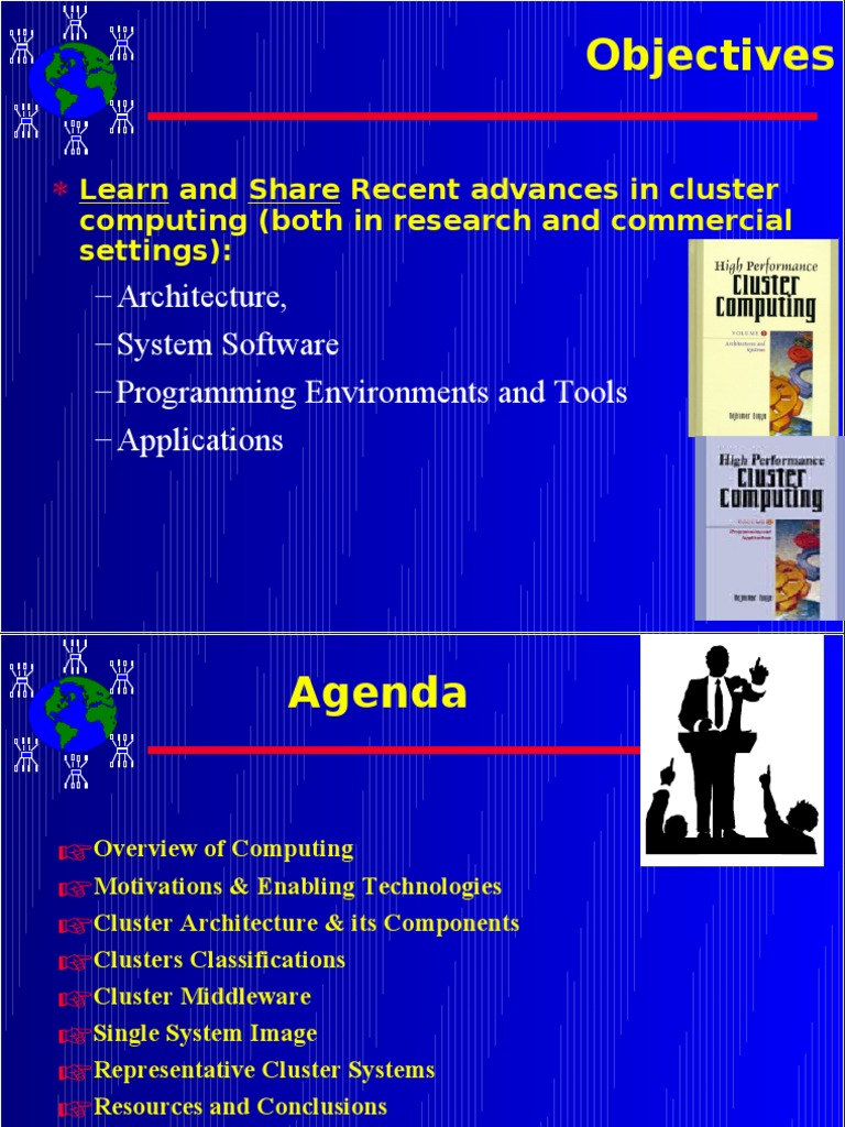 Cluster Computing PPT | Computer Cluster | Message Passing ...