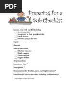 Download Preparing for a Sub Checklist by Rachel Friedrich SN61627038 doc pdf
