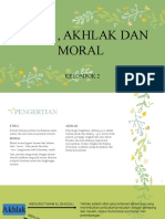 Etika Moral Dan Akhlak