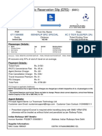 Electronic Reservation Slip (ERS) : 6711564868 08048/Njp SRC Special Ac 3 Tier Sleeper (3A)