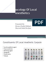 Pharmacology of Local Anesthetics