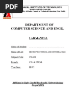 Download Micro Processor LAB Manual by puneetshah15 SN61627840 doc pdf