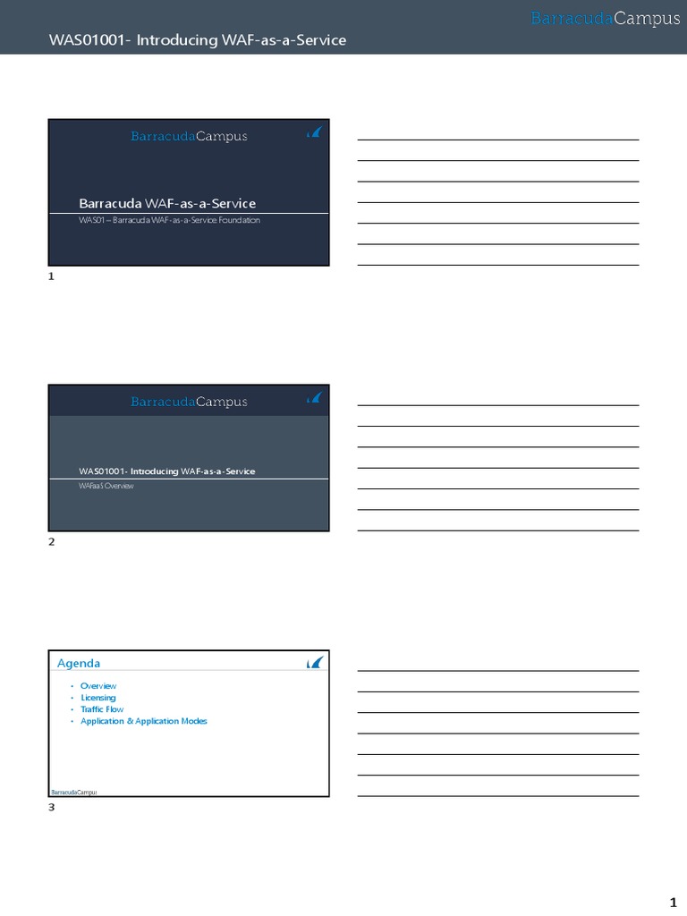 Barracuda WAFaaS for IT Professionals | PDF | Hypertext Transfer ...