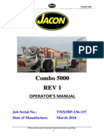 Operators Manual Combo 5000 Guide