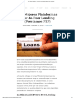 Las Mejores Plataformas Peer-To-Peer Lending (Préstamos P2P) - Jean Galea