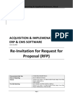 ERP RFP Tender Document