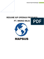 Resume Mining Maju