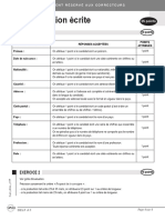 Barème Production Écrite DELF A1