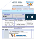 SESIÓN 2 COMUNICACION Miércoles 16 de Noviembre