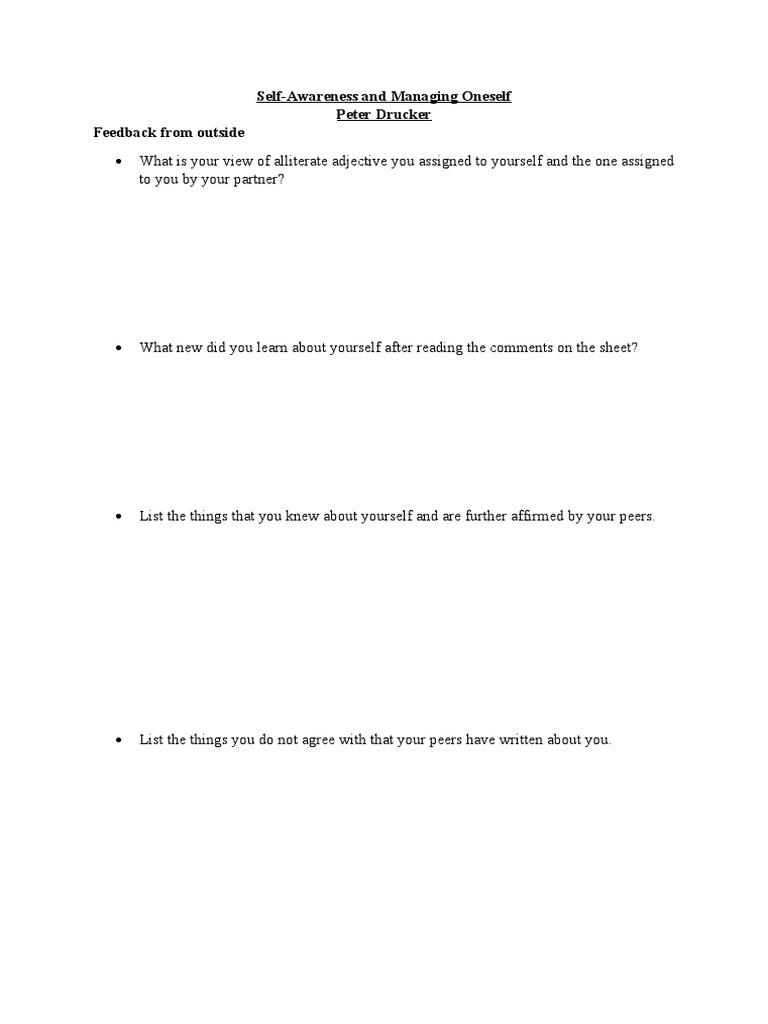 MANAGING ONESELF HBR PDF intelligence overview